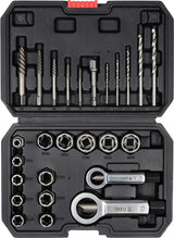 Rinkinys varžtams, smeigėms ir veržlėms atsukti | universalus | 26 vnt. (YT-06037)