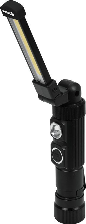 Аккумуляторная рабочая лампа | COB LED 3W 300LM, LI-ION 3,7V 600MAH | алюминиевая