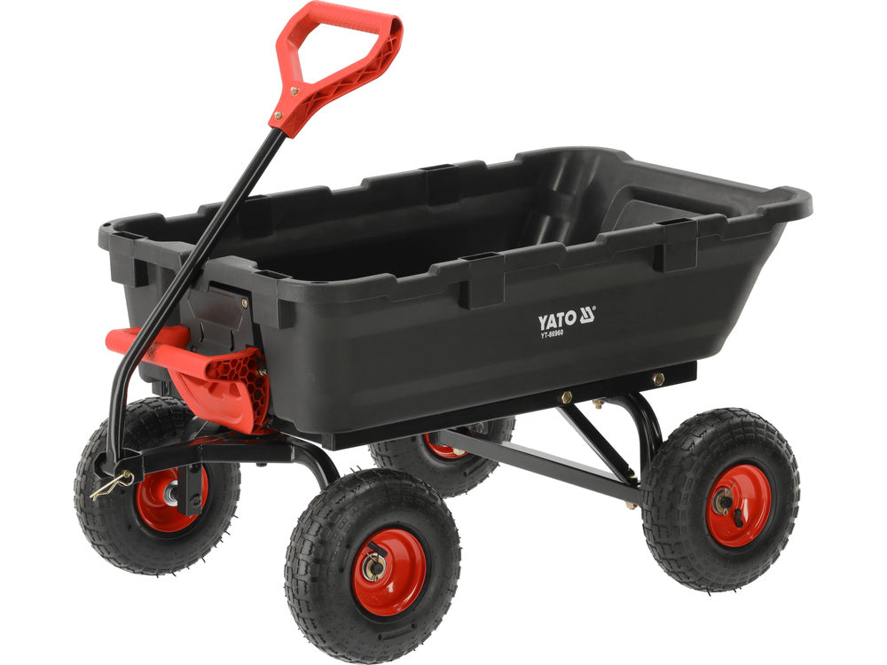 Садовая тележка с самосвальным кузовом XL 350 кг, 10" колёса