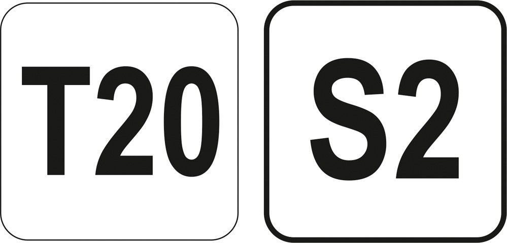 L tipo atsuktuvas TORX su rankena T20 (YT-05605)