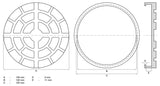 Guminis padas | auto keltuvams | Ø 130 mm (7044)
