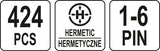 Hermetinių jungčių asortimentas | 424 vnt. (YT-06869)