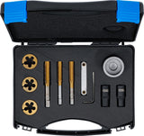 Sriegiklių ir sriegpjovių rinkinys ratų varžtams ir veržlėms | 12 vnt. (71039)