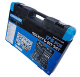 Įrankių rinkinys | Terkšliniai veržliarakčiai | 6.3 mm (1/4") / 10 mm (3/8") / 12,5 mm (1/2") | 176 vnt. (KR121176R)