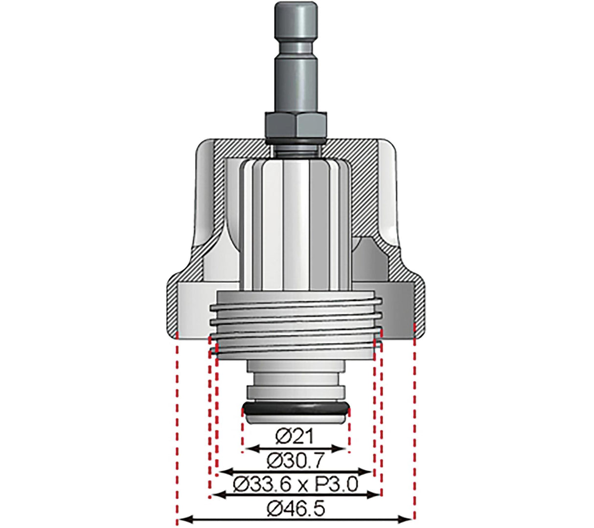 Spaudimo adapteris Toyota (8027-19)