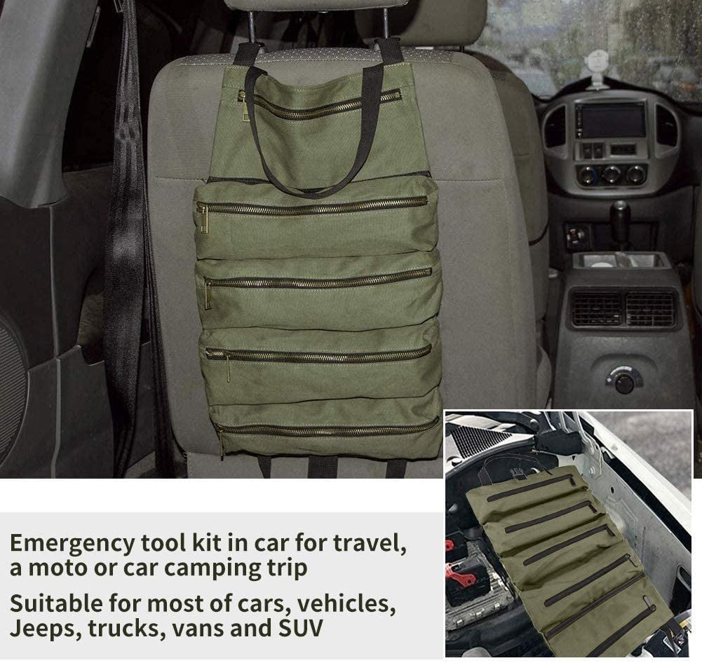 Užsegamas įrankių krepšys | 5 skyriai su užtrauktukais (TB5P)