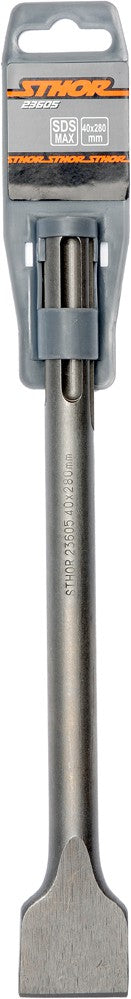 Kaltas betonui | Cr-V | SDS - Max | plokščias platus | 40x18x280 mm (23605)