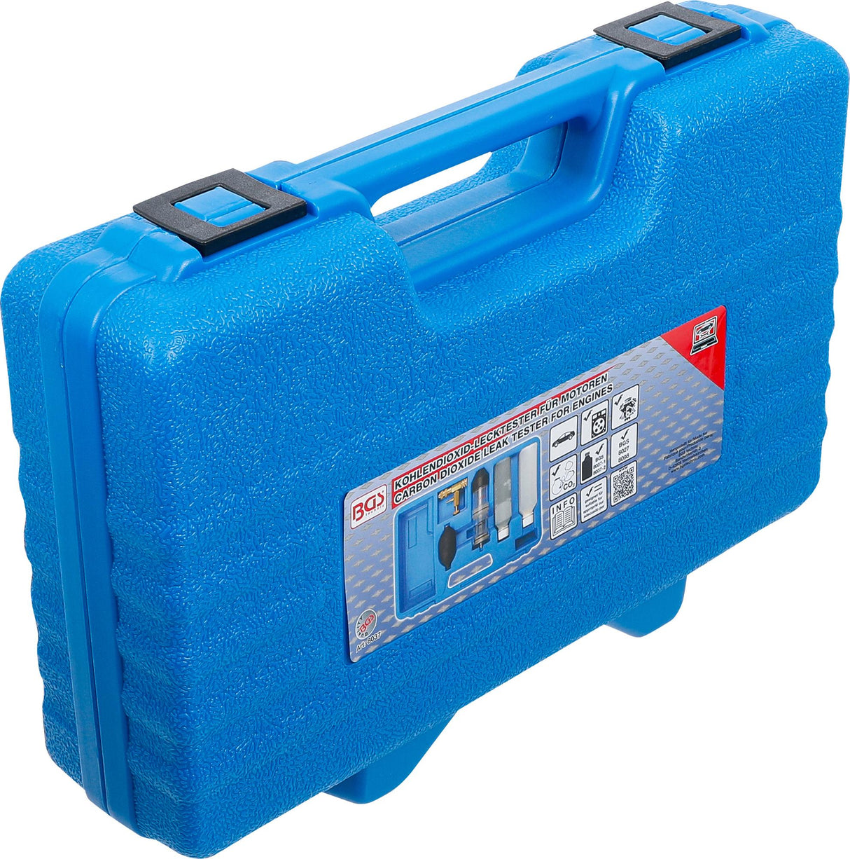 Anglies dioksido nutekėjimo testeris varikliams | su reaguojančiu skysčiu | CO2 (8037)