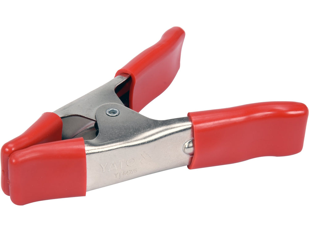 Užspaustukas metalinis spyruoklinis | 110 mm (YT-64276)