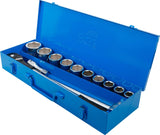 Galvučių ir rakto komplektas | 20 mm (3/4") | 14 vnt. (1206)