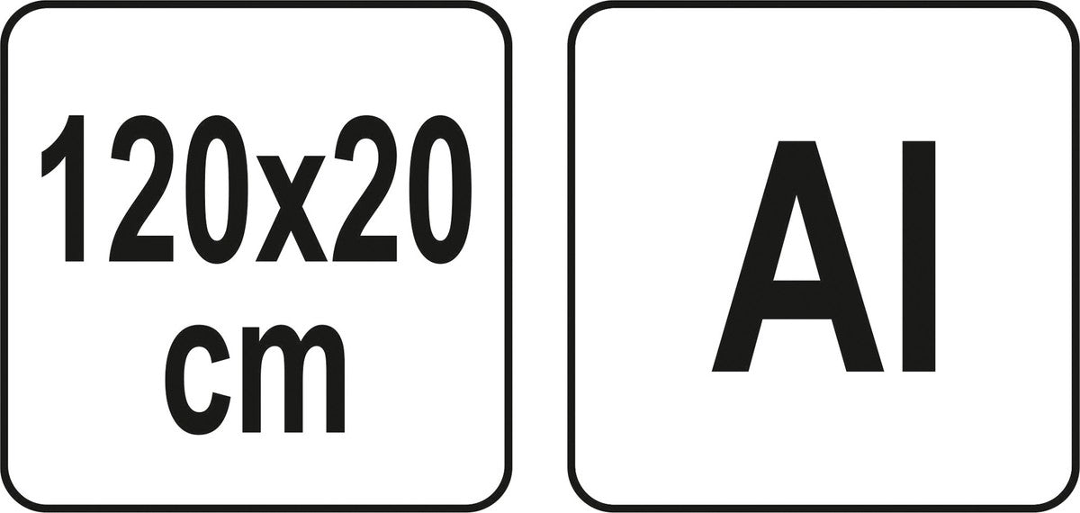 Rankinė lenta betonui išlyginti | vibracinė galvutė | 120 X 20 cm (YT-30900)