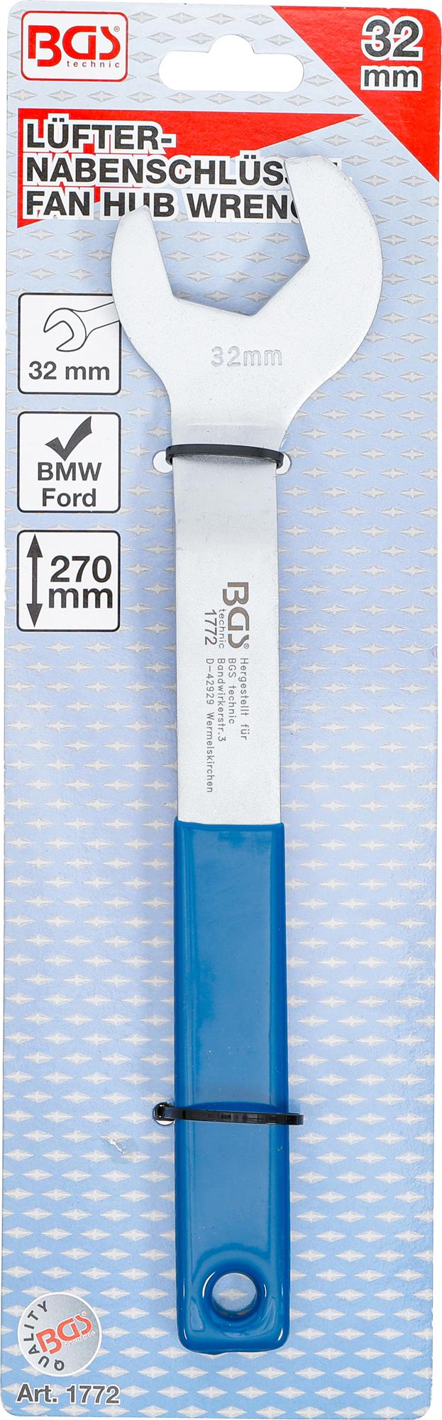 Raktas termo movai / ventiliatoriaus veržliaraktis | BMW, Ford | 32 mm (1772)