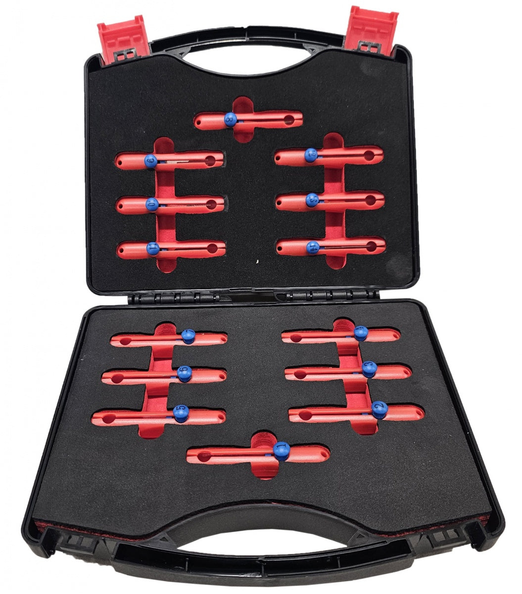Laidų / laidynų blokų įrankių rinkinys | universalus | 14 vnt. (TR14S)