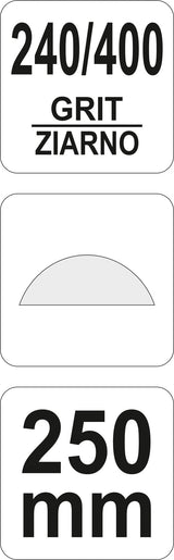 Deimantinė dildė / galąstuvas | 250 mm (YT-76080)