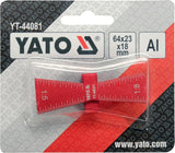 Dvigubas šablonas pilnaviduris | 1: 5 IR 1: 8 dydžių sujungimams daryti (YT-44081)