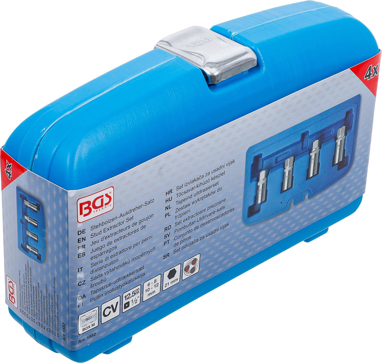 Smeigių išsukėjų rinkinys | 6 - 12 mm | 4 vnt. (1882)