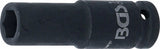 Galvutė smūginė šešiakampė ilga | 12,5 mm (1/2") | 13 mm (7213)