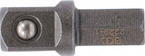 Adapteris  8 mm šešiakampis (5/16") - išorinis kvadratas 10 mm (3/8") | 30 mm (2229-1)