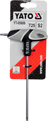 L tipo atsuktuvas TORX su rankena T25 (YT-05606)