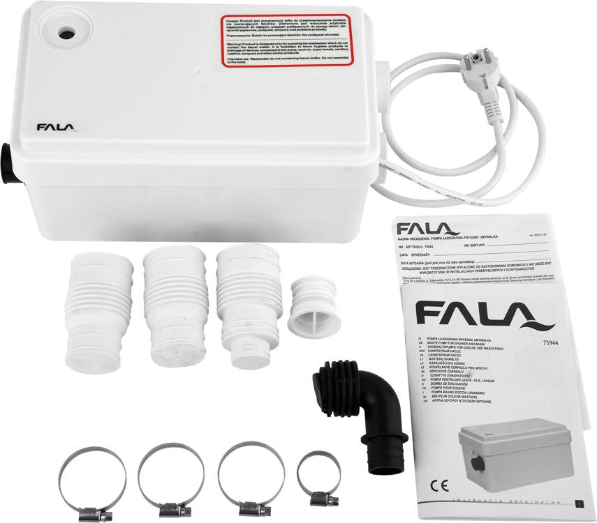 Nuotekų pompa / siurblys dušui ir kriauklei | 250W (75944)