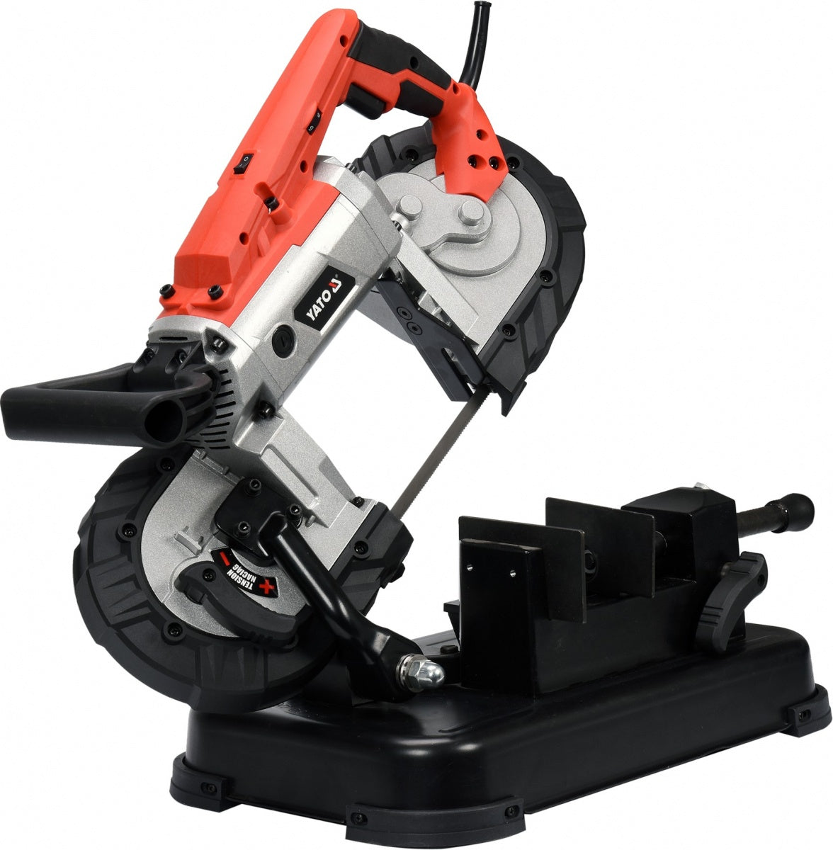 Pjūklas juostinis elektrinis | nuimama bazė | 1100 W (YT-82185)