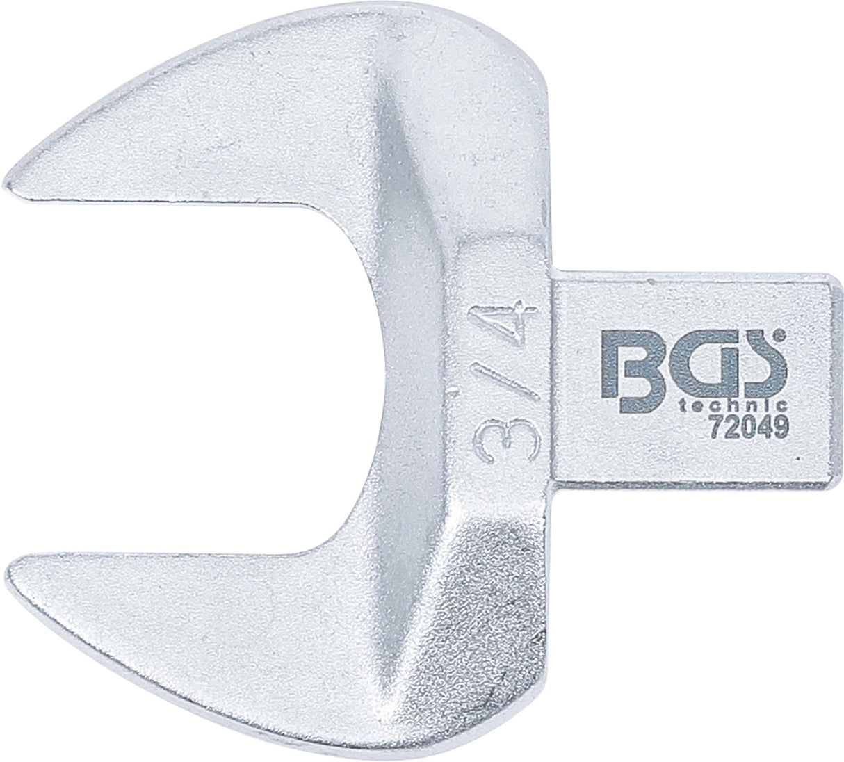 Открытый вставной рожковый ключ | 3/4" | квадрат 9 x 12 mm