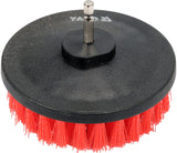 Šepečių rinkinys su Hex 6.3 mm (1/4") galu | Nailonas | 5 vnt. (YT-47777)