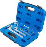 Kablio tipo veržliarakčių rinkinys | 35 - 120 mm | 8 vnt. (8542)