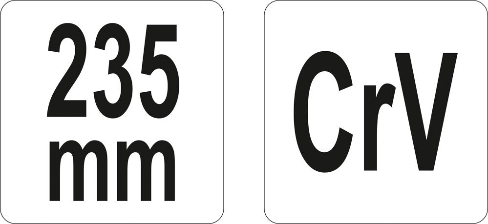 Replės pusašių gumų sąvaržoms (YT-0606)