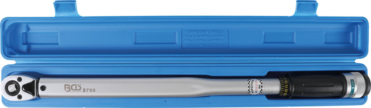 Dinamometrinis raktas | dvipusio veikimo | kairė / dešinė | 12,5 mm (1/2") | 70 - 350 Nm (2798)