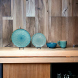 Indų komplektas SALSA | žalias | keramika | 4VNT. (SALSA-G)