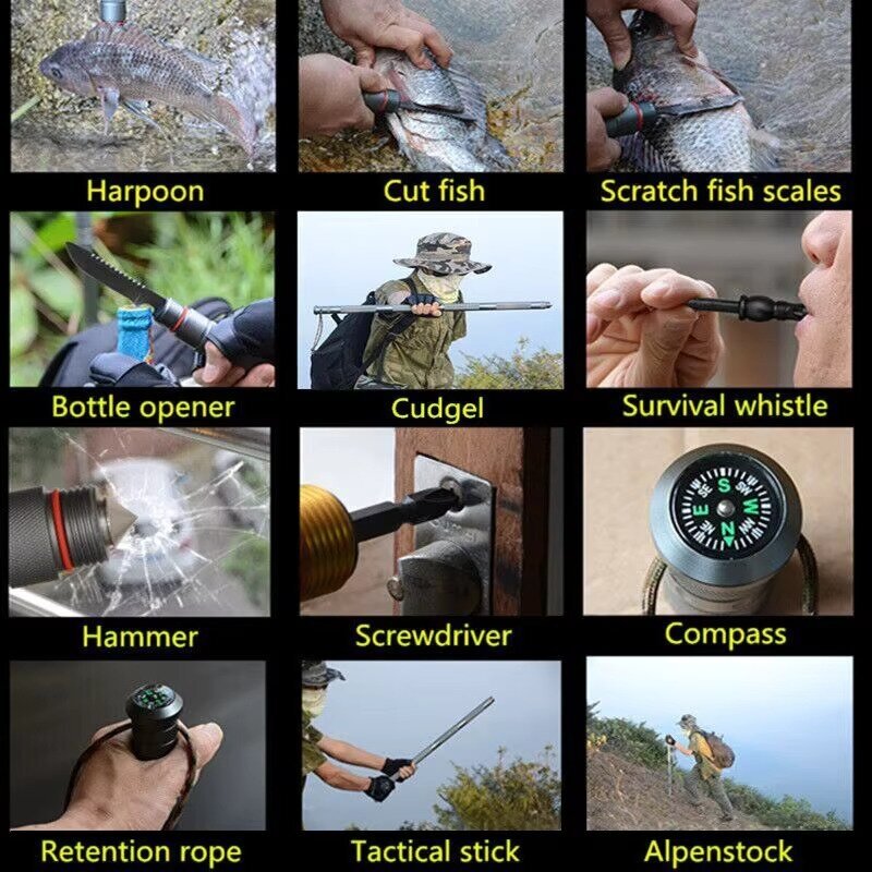 Taktinė išgyvenimo lazda (WS15S)