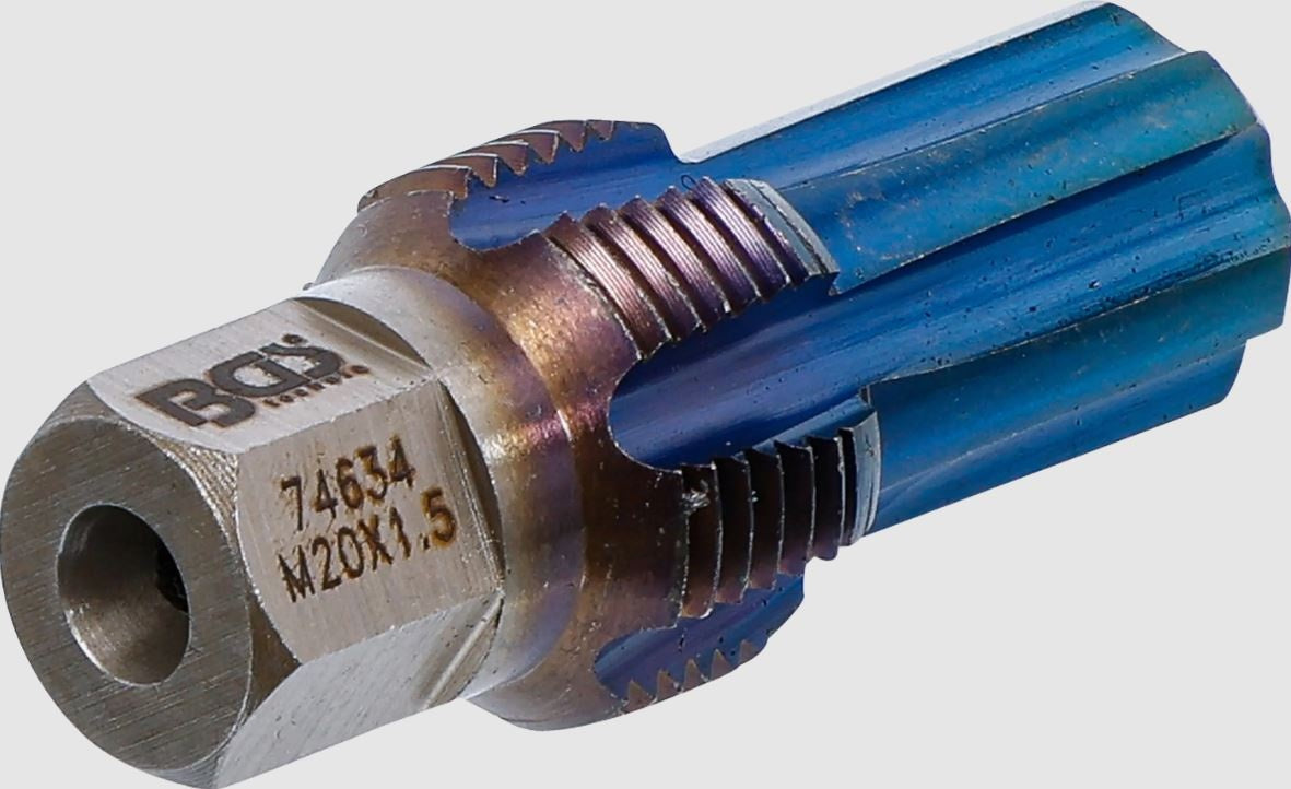 Thread tap with lead screw | for damaged sensors | M20 x 1.5 (74634)