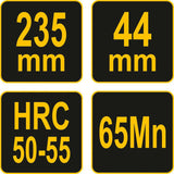 Oblius metalinis | peilis 44 mm | 235 mm (25887)