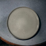 Lėkštė STEPP | pilka | blizgi | keramika | Ø27CM