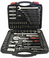 Galvučių ir raktų rinkinys | 1/4" + 1/2" | 94 vnt. (SK0094)