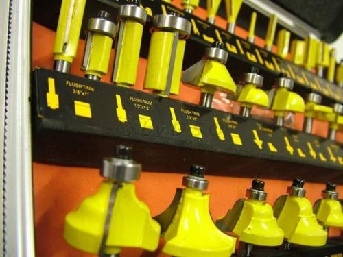 Frezų medžiui rinkinys | 35 vnt. (M22550)