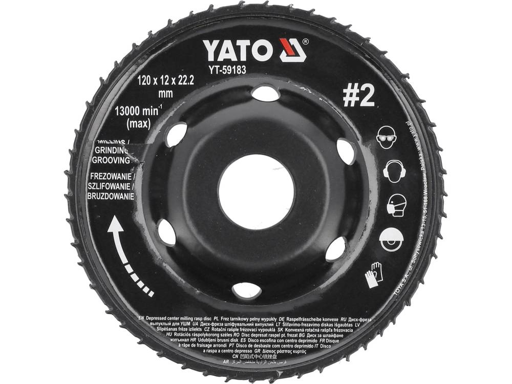 Diskas / freza medžiui | 120X12 Nr. 2 (YT-59183)