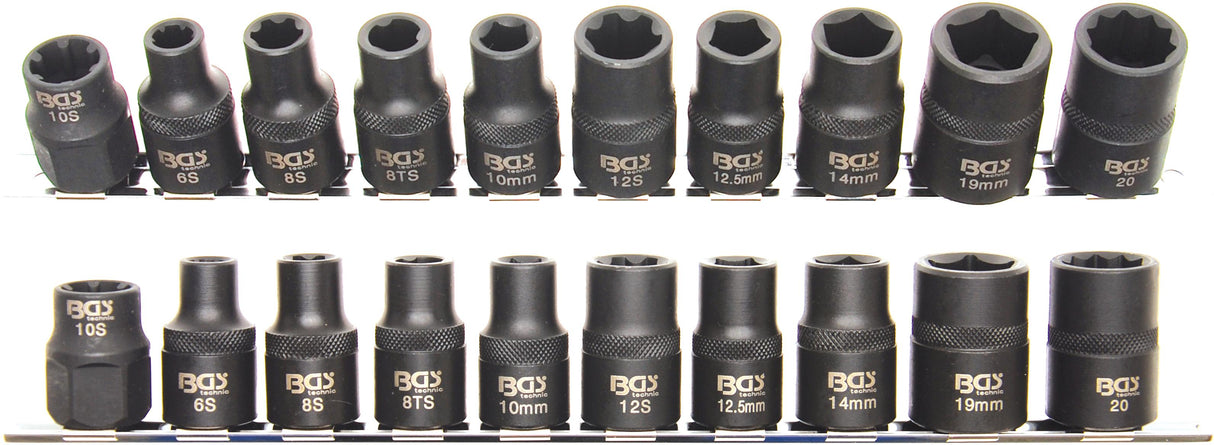 Specialios automobilinės galvutės | 3- / 5- / 6- / 10 kampų | 10 vnt. (2560)