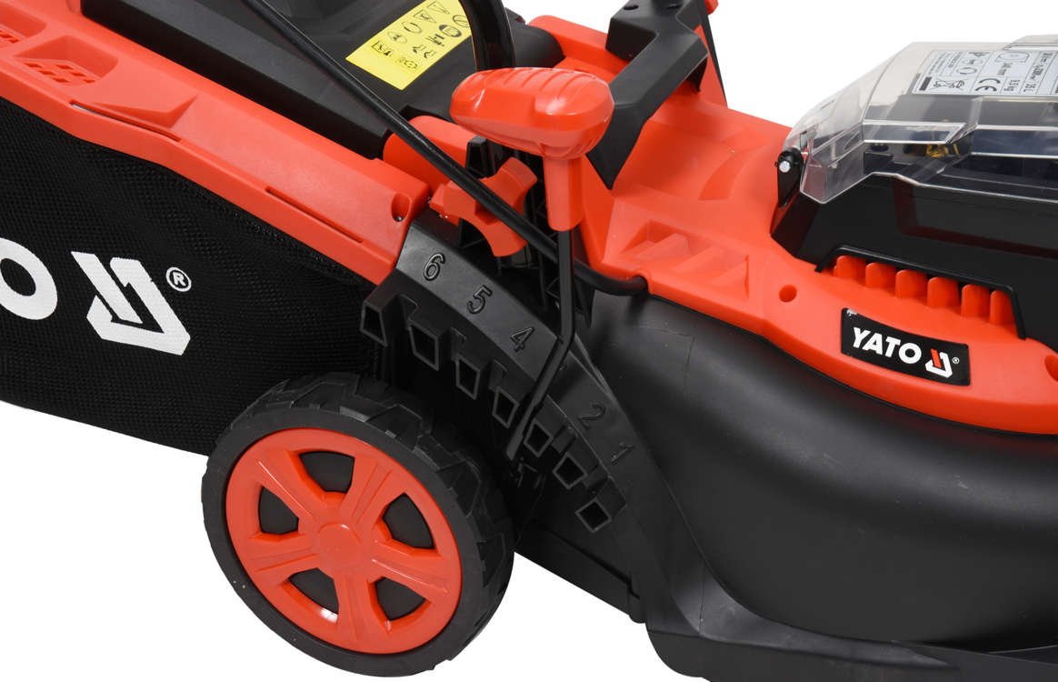 Akumuliatorinė stumdoma žoliapjovė | 36V=2 X 18V (2 x 2,0AH) (YT-85220)