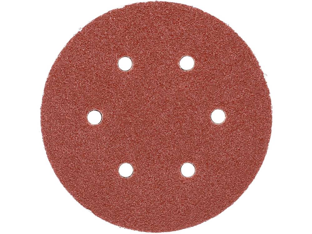 Šlifavimo popierius {velcro) | 6 skylės | 150 mm / P40 | 50 vnt. (YT-834581)