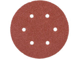 Šlifavimo popierius {velcro) | 6 skylės | 150 mm / P40 | 50 vnt. (YT-834581)