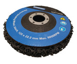 Šlifavimo diskas metalui su abrazyvine medžiaga | juodas | 125x22.2 mm (FT00055)