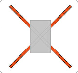 Baldų nešimo diržai | 8X280 cm | 2 vnt (YT-74260)