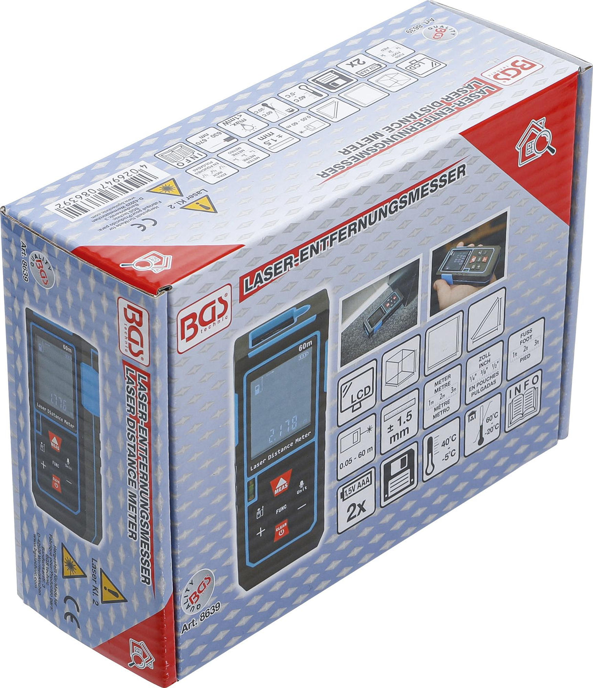 LASER DISTANCE METER | 60 M (9852)