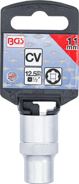 Galvutė šešiakampė | Super Lock | 12.5 mm (1/2") | 11 mm (2411)