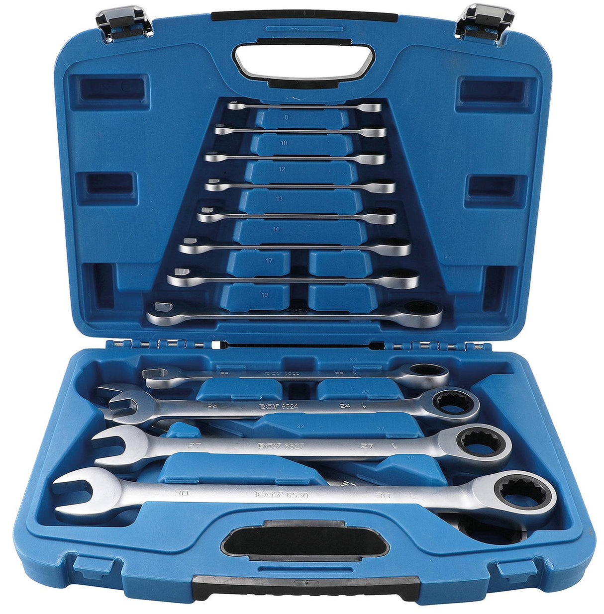 Terkšlinių raktų rinkinys | 8 - 32 mm | 13 vnt. (6542)