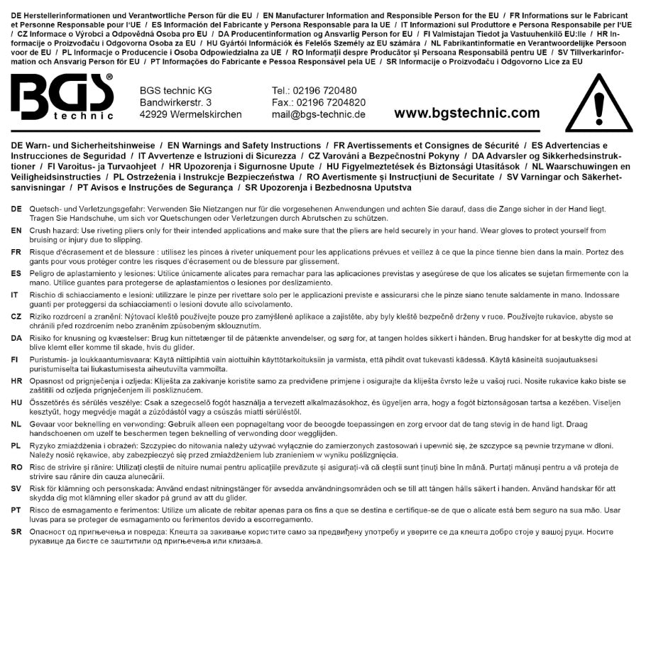 Kniediklis srieginėms ir paprastoms kniedėms | ilgos rankenos (405)