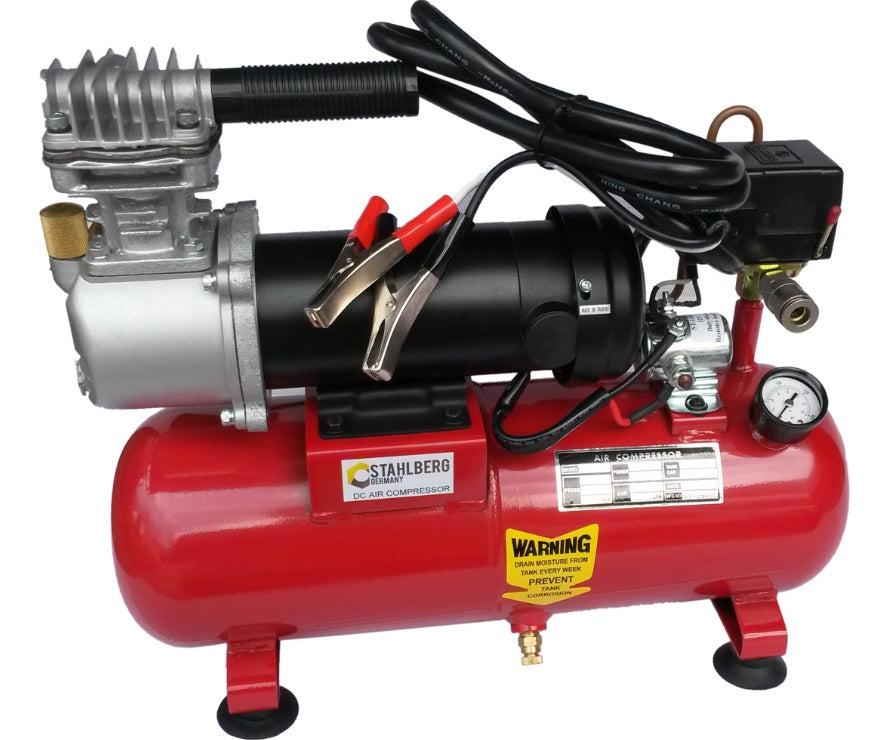 Oro kompresorius 12V, 8Bar, 112 l / min, 8L "Stahlberg" (LDC12-8)