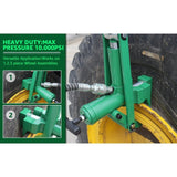 Kombinuotas padangų montavimo borto įrankis | hidraulinis | 10 t (CB202)